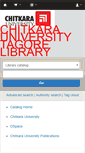 Mobile Screenshot of library.chitkarauniversity.edu.in